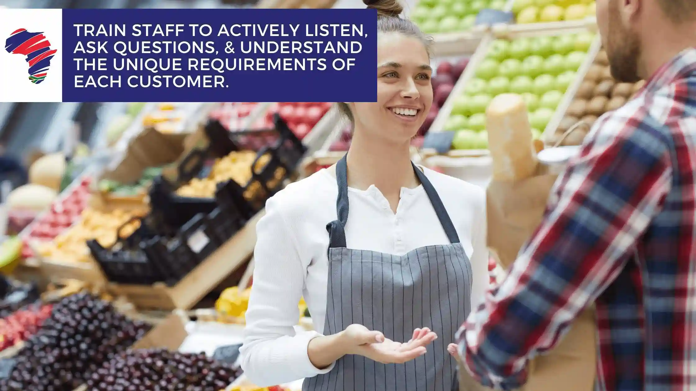 Train staff to actively listen